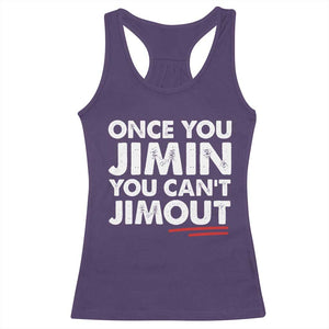 Once You Jimin You Cant Jimout Racerback Tank Top TS10 Purple Print Your Wear
