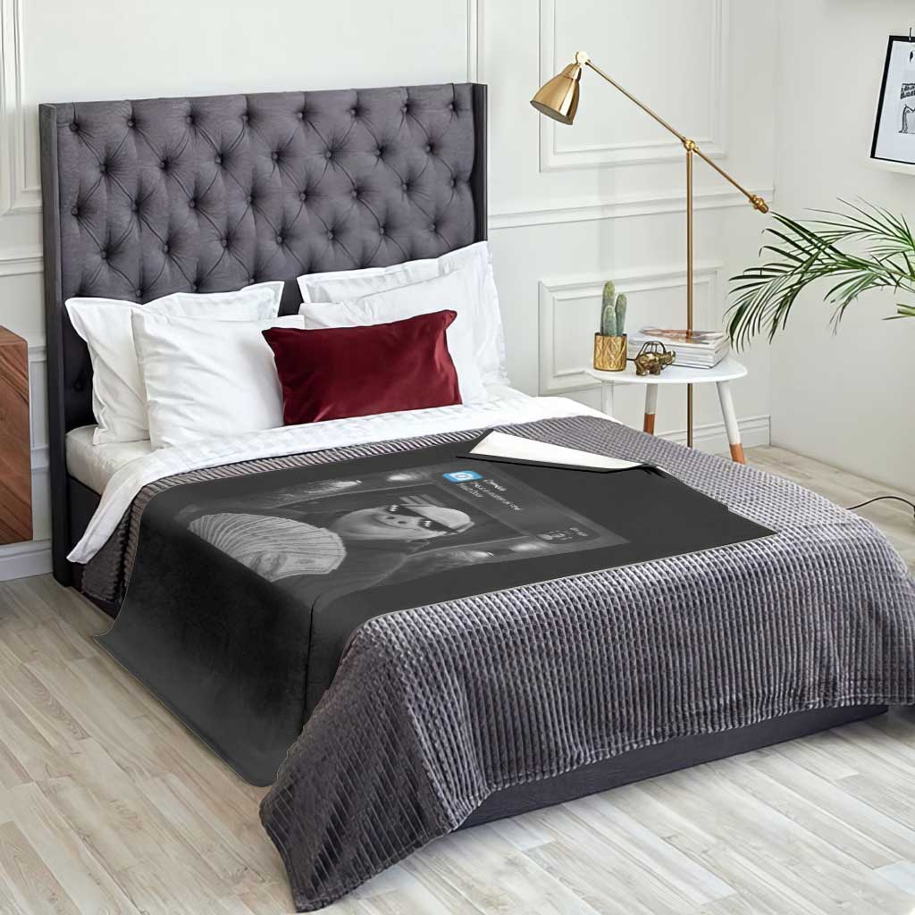 John Pork Meme Throw Blanket There Is Motion At Your Front Door Funny Brainrot TS10 Print Your Wear