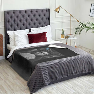 John Pork Meme Throw Blanket There Is Motion At Your Front Door Funny Brainrot TS10 Print Your Wear