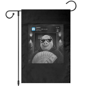 John Pork Meme Garden Flag There Is Motion At Your Front Door Funny Brainrot TS10 Black Print Your Wear