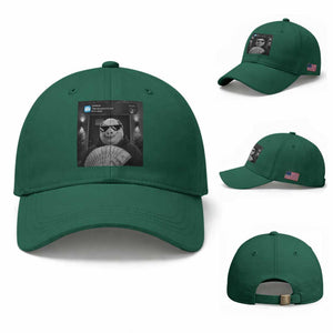 John Pork Meme Baseball Cap There Is Motion At Your Front Door Funny Brainrot TS10 Baseball Cap Universal Fit Irish Green Print Your Wear