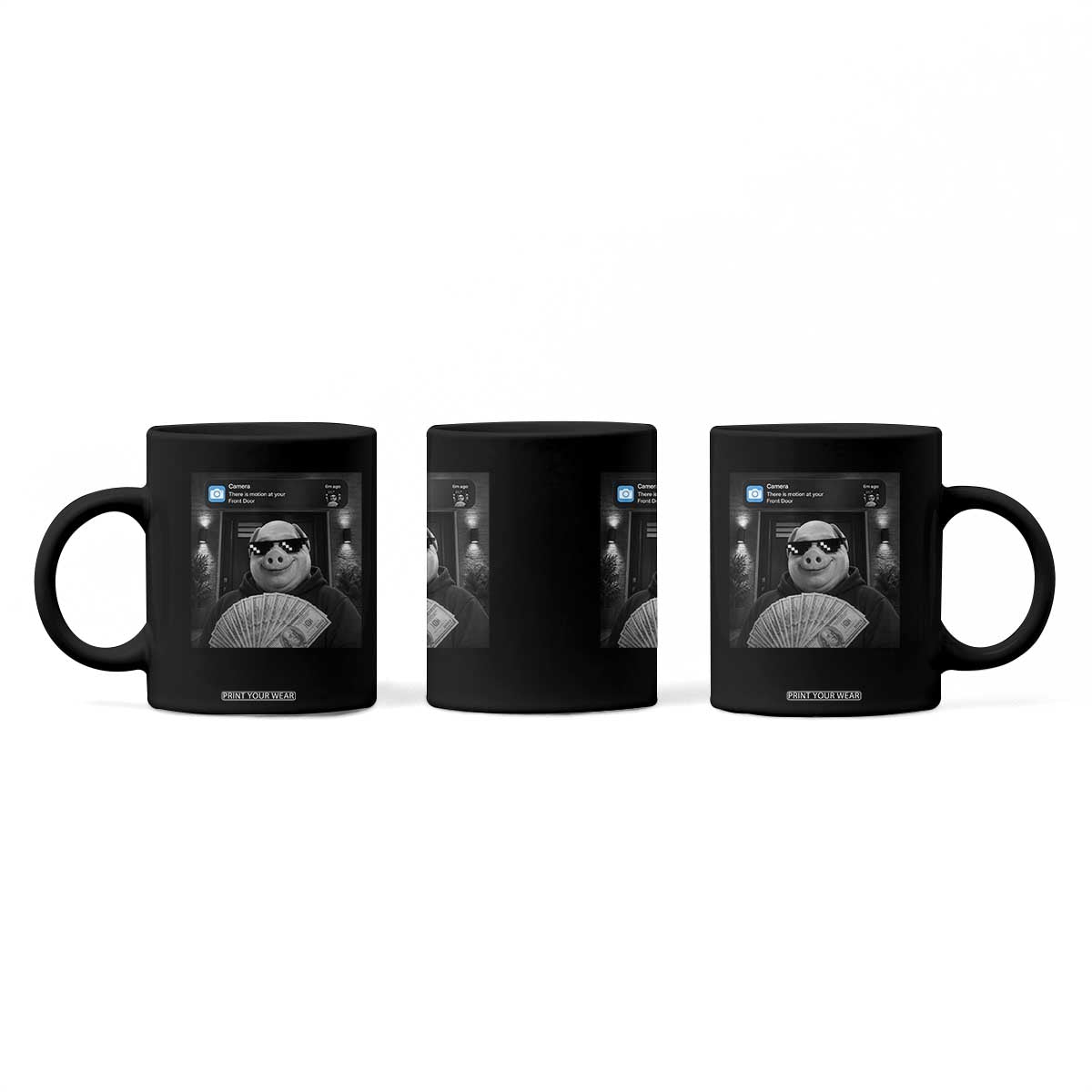 John Pork Meme Coffee Mug There Is Motion At Your Front Door Funny Brainrot TS10 Print Your Wear