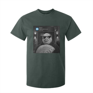 John Pork Meme T Shirt For Kid There Is Motion At Your Front Door Funny Brainrot TS10 Dark Forest Green Print Your Wear