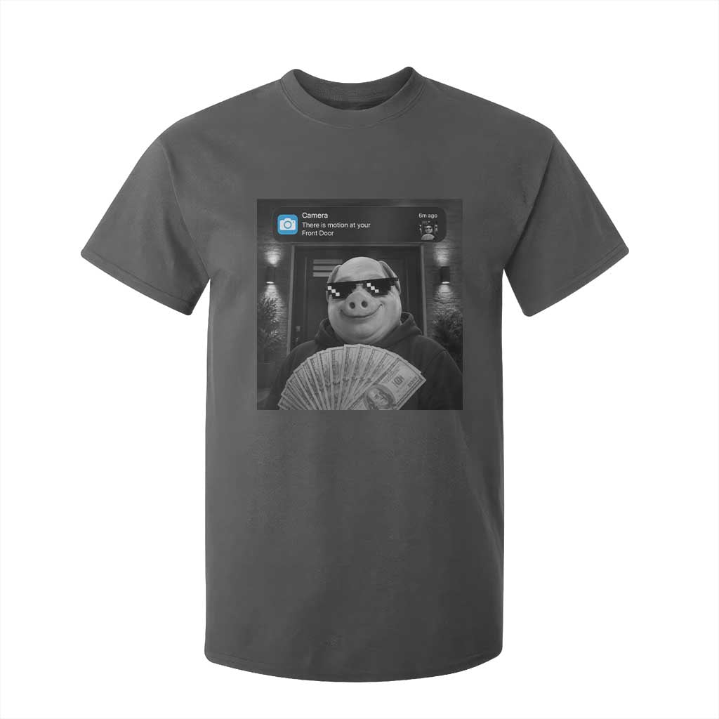 John Pork Meme T Shirt For Kid There Is Motion At Your Front Door Funny Brainrot TS10 Dark Heather Print Your Wear
