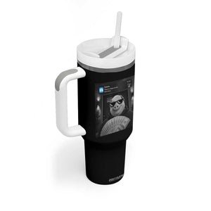 John Pork Meme Tumbler With Handle There Is Motion At Your Front Door Funny Brainrot TS10 Print Your Wear