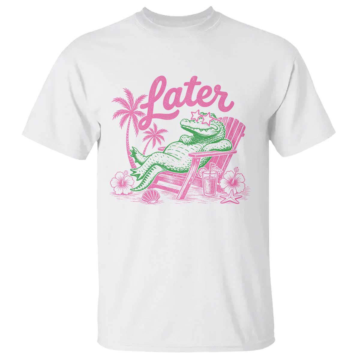 Later Gator Funny Alligator Meme T Shirt Last Day of School Summer Vacation Teachers Kids TS10 White Print Your Wear