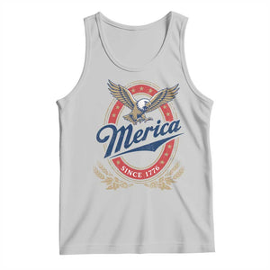 Retro Merica Eagle Funny 4th Of July Tank Top Vintage Independence Day 1776 TS10 Ash Print Your Wear
