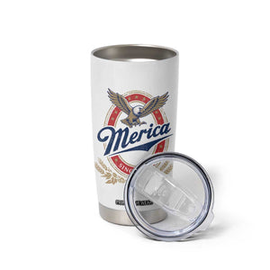 Retro Merica Eagle Funny 4th Of July Tumbler Cup Vintage Independence Day 1776 TS10 Print Your Wear