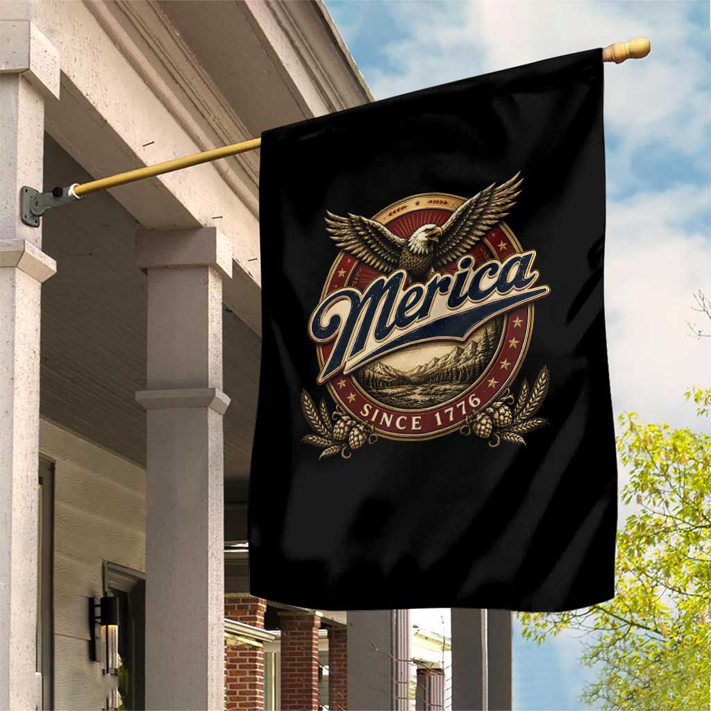 Retro Merica Eagle 4th Of July Garden Flag Vintage 1776 Independence Day TS10 Print Your Wear