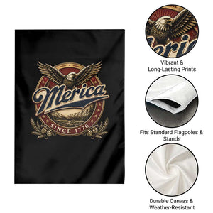 Retro Merica Eagle 4th Of July Garden Flag Vintage 1776 Independence Day TS10 Print Your Wear