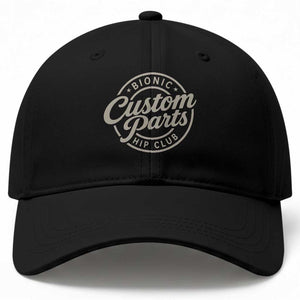 Bionic Hip Club Custom Parts Funny Hip Replacement Surgery Gift Baseball Cap TS10 Print Your Wear