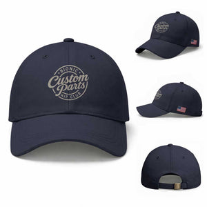Bionic Hip Club Custom Parts Funny Hip Replacement Surgery Gift Baseball Cap TS10 Baseball Cap Universal Fit Navy Print Your Wear