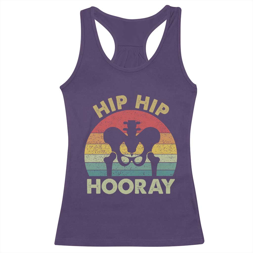 Hip Replacement Recovery Racerback Tank Top Get Well Soon Gifts After Surgery TS10 Purple Print Your Wear