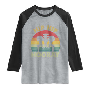 Hip Replacement Recovery Raglan Shirt Get Well Soon Gifts After Surgery TS10 Heather Gray Black Print Your Wear