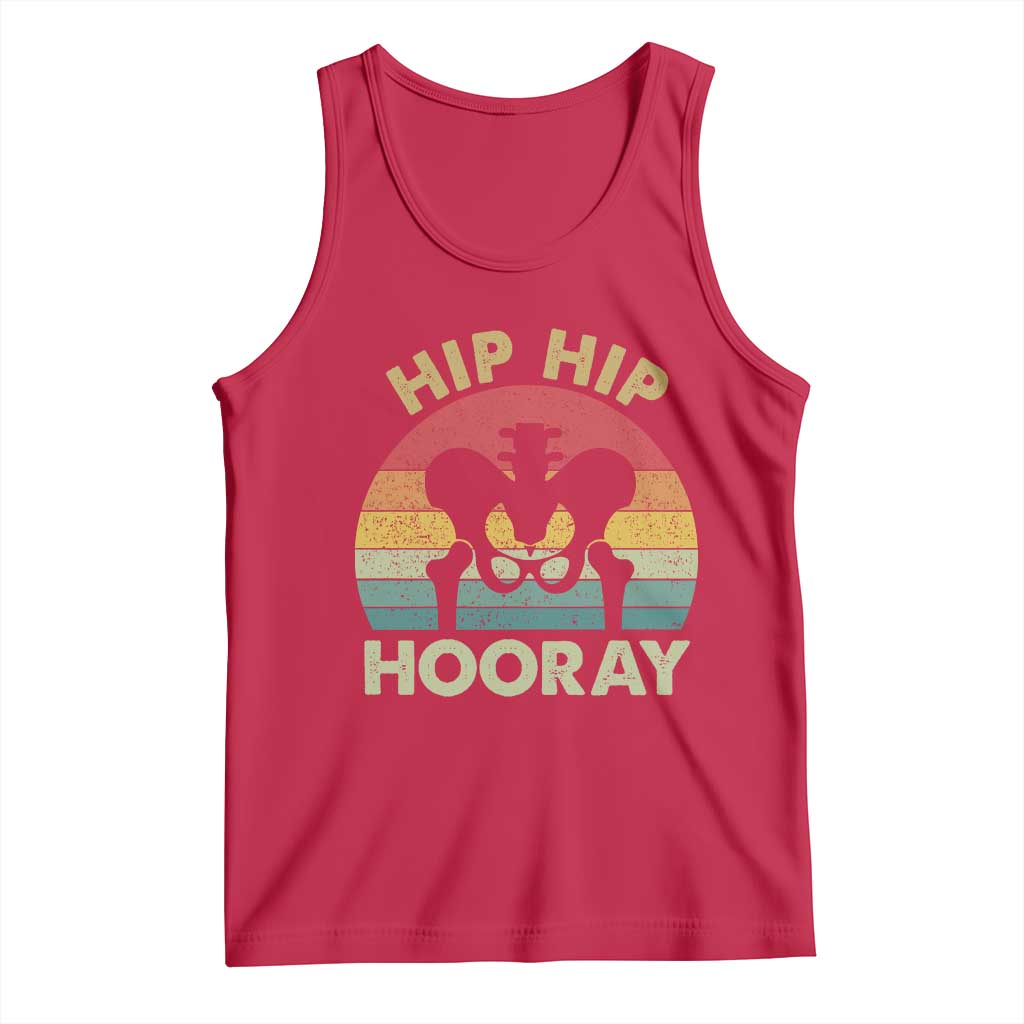 Hip Replacement Recovery Tank Top Get Well Soon Gifts After Surgery TS10 Red Print Your Wear