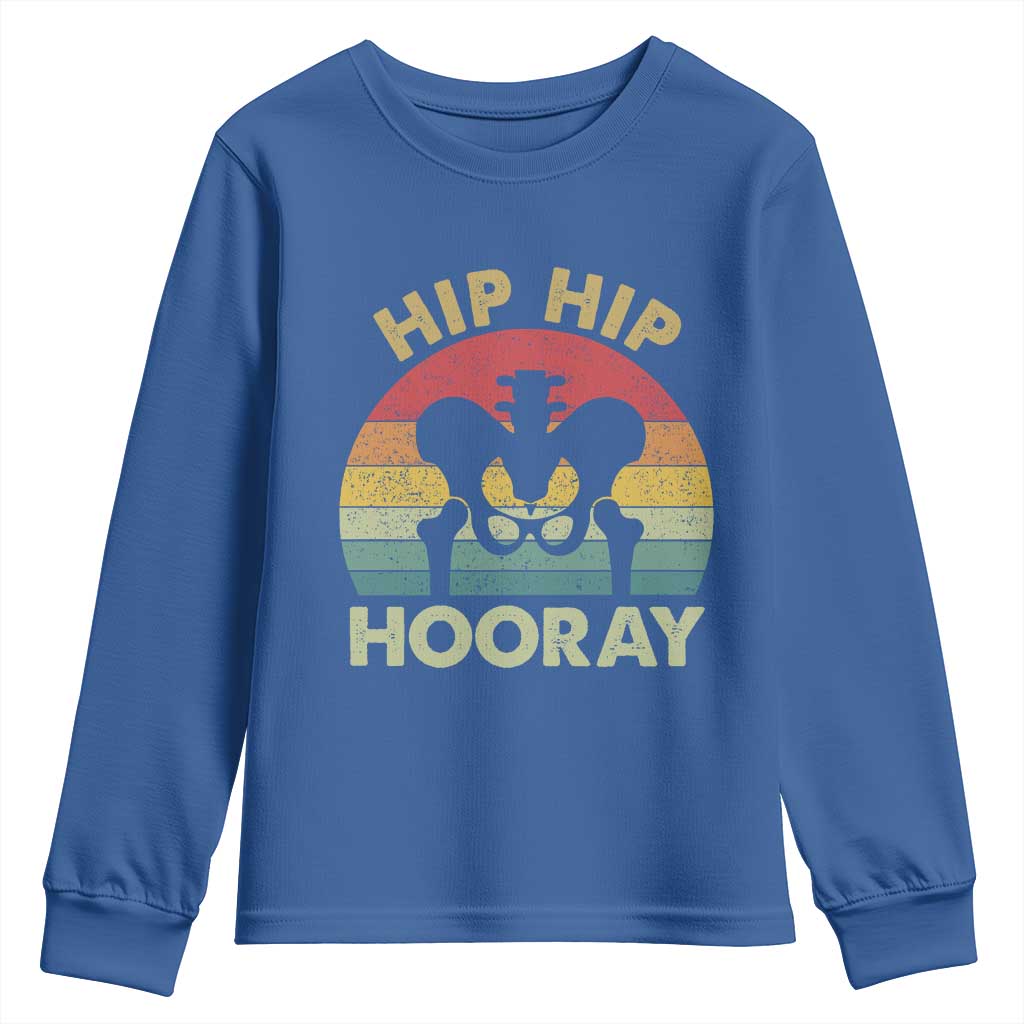 Hip Replacement Recovery Youth Sweatshirt Get Well Soon Gifts After Surgery TS10 Royal Blue Print Your Wear