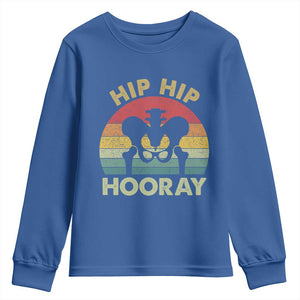 Hip Replacement Recovery Youth Sweatshirt Get Well Soon Gifts After Surgery TS10 Royal Blue Print Your Wear