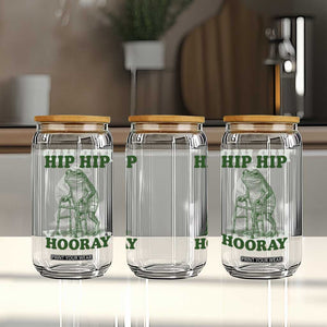 Funny Frog Hip Surgery Recovery Graphic Glass Can Get Well Soon Gifts TS10 Print Your Wear