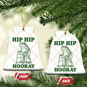 Funny Frog Hip Surgery Recovery Graphic Ceramic Ornament Get Well Soon Gifts TS10 Print Your Wear