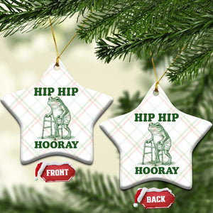 Funny Frog Hip Surgery Recovery Graphic Ceramic Ornament Get Well Soon Gifts TS10 Print Your Wear