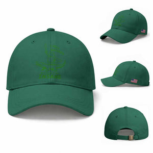I Will Succeed Because I Am Insane Frog Crocodile Baseball Cap TS10 Baseball Cap Universal Fit Irish Green Print Your Wear