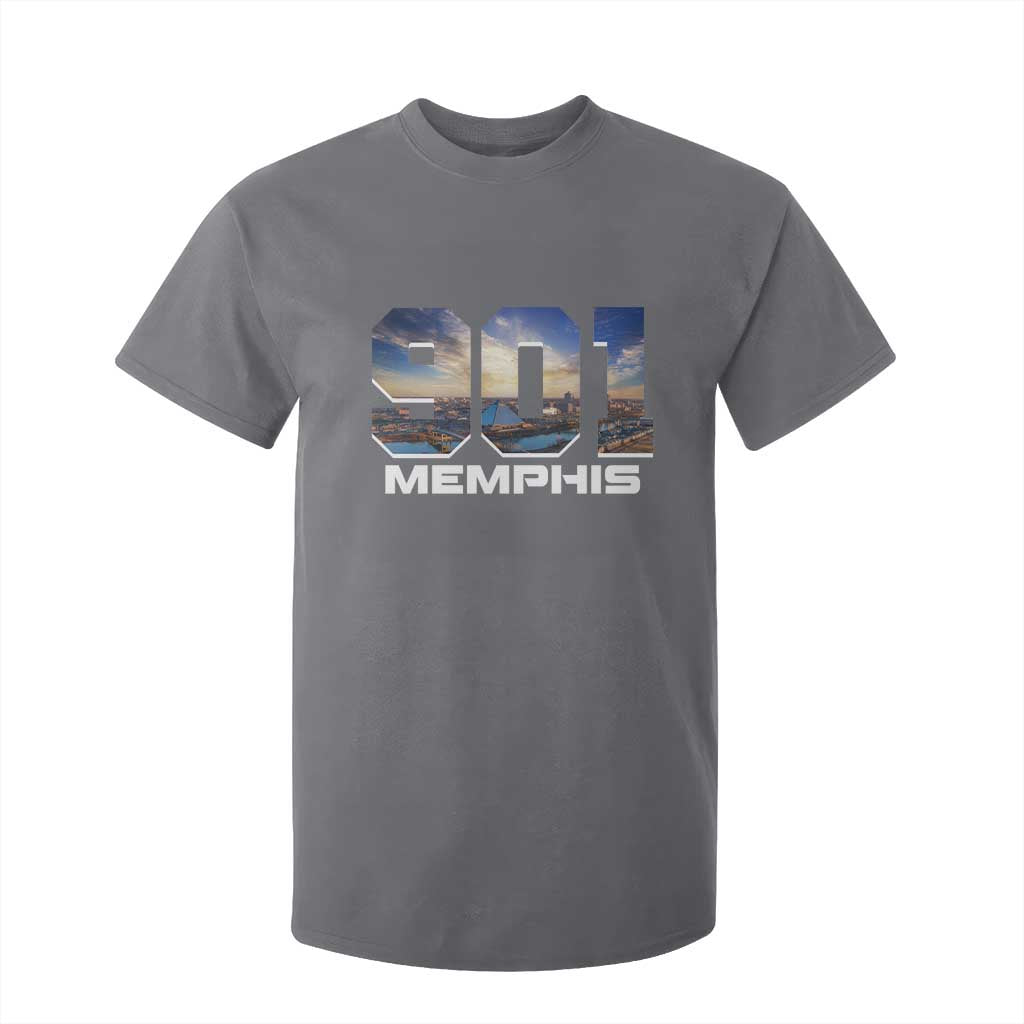 901 Memphis T Shirt For Kid Area Code Cityscape Skyline Tennessee Pride Vintage