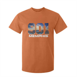 901 Memphis T Shirt For Kid Area Code Cityscape Skyline Tennessee Pride Vintage