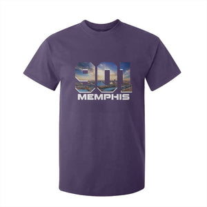 901 Memphis T Shirt For Kid Area Code Cityscape Skyline Tennessee Pride Vintage