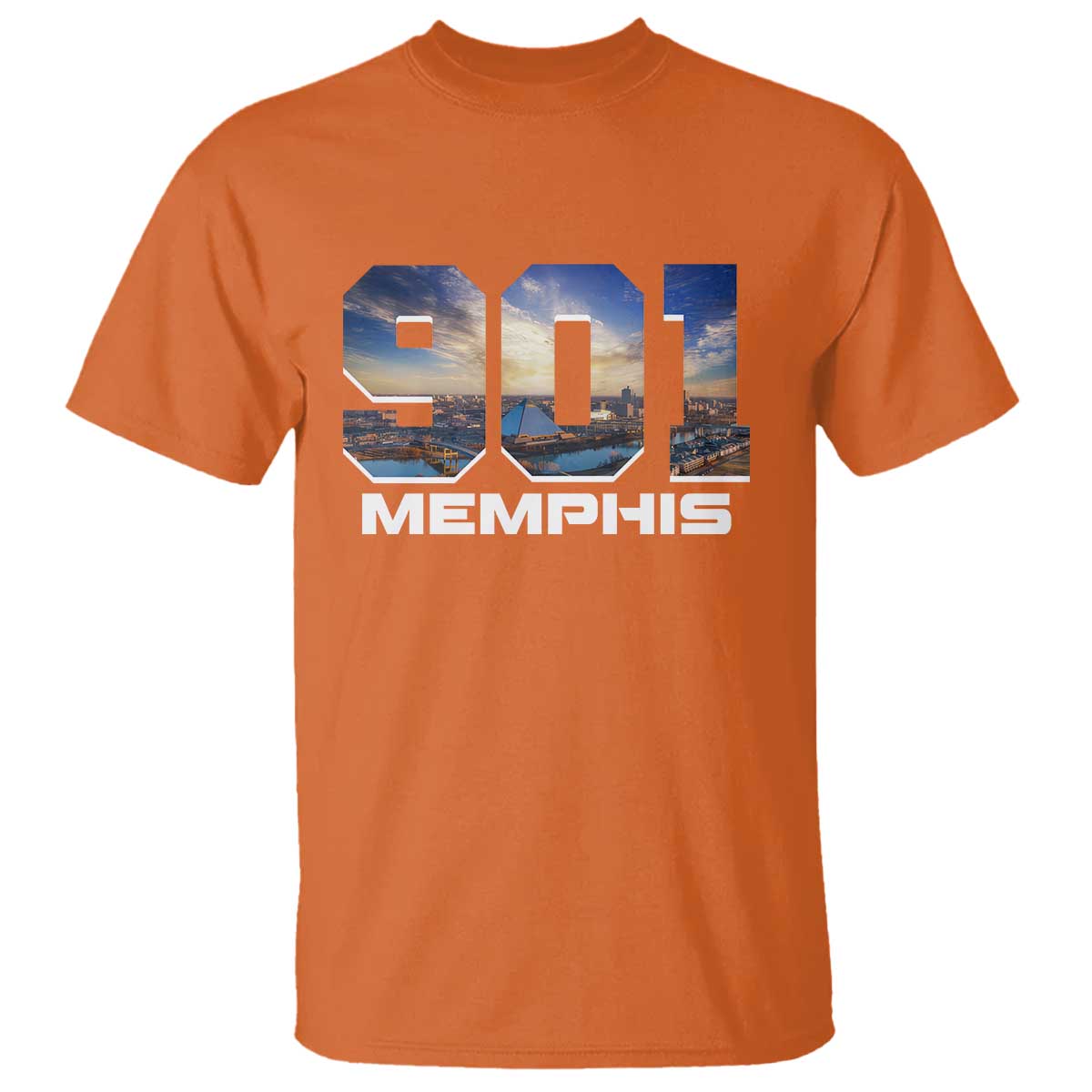901 Memphis T Shirt Area Code Cityscape Skyline Tennessee Pride Vintage