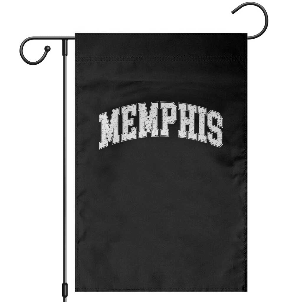 Vintage Memphis Tennessee Varsity Block Letters City Pride Garden Flag