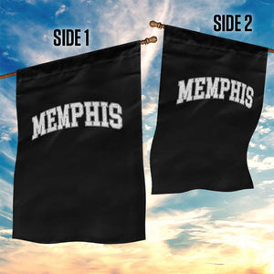 Vintage Memphis Tennessee Varsity Block Letters City Pride Garden Flag