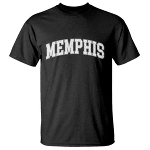Vintage Memphis Tennessee Varsity Block Letters City Pride T Shirt