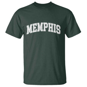 Vintage Memphis Tennessee Varsity Block Letters City Pride T Shirt