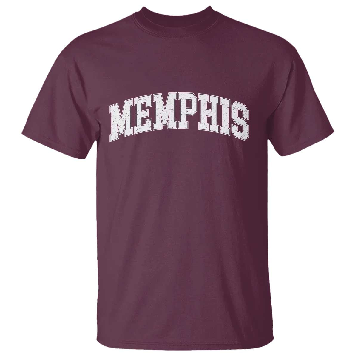 Vintage Memphis Tennessee Varsity Block Letters City Pride T Shirt