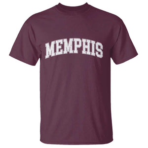 Vintage Memphis Tennessee Varsity Block Letters City Pride T Shirt