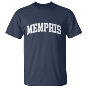 Vintage Memphis Tennessee Varsity Block Letters City Pride T Shirt