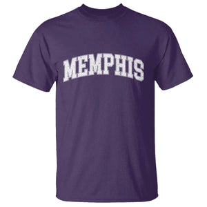 Vintage Memphis Tennessee Varsity Block Letters City Pride T Shirt