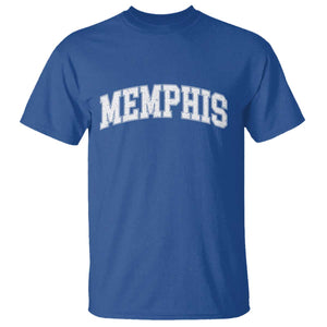 Vintage Memphis Tennessee Varsity Block Letters City Pride T Shirt