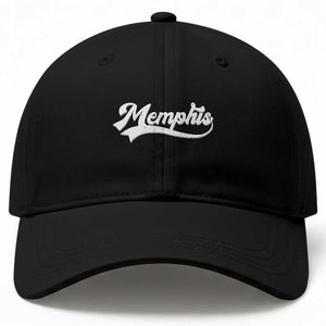 Retro Memphis Script Graphic Tennessee City Pride Baseball Cap