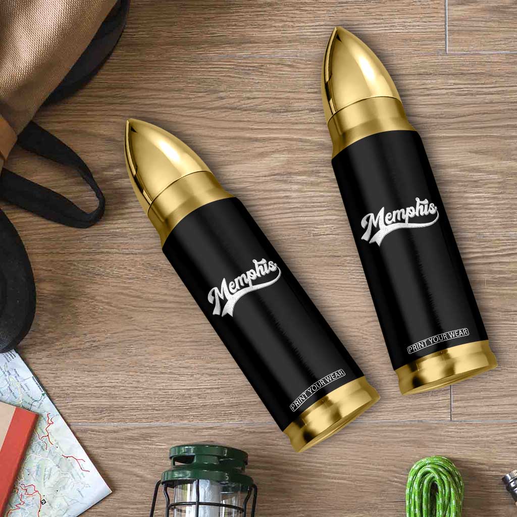 Retro Memphis Script Graphic Tennessee City Pride Bullet Tumbler