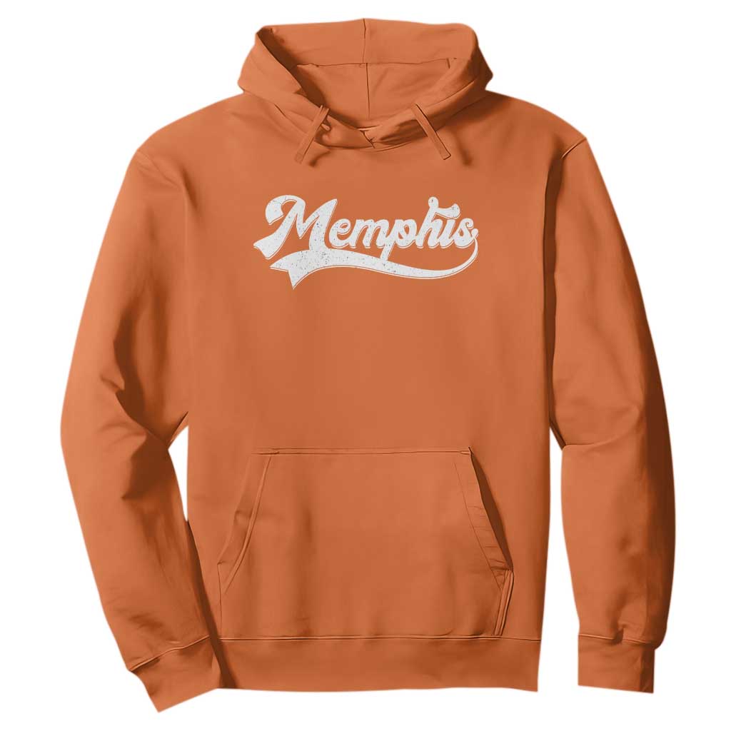 Retro Memphis Script Graphic Tennessee City Pride Hoodie