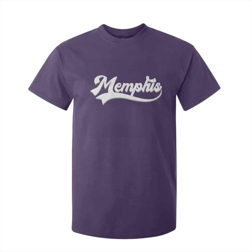 Retro Memphis Script Graphic Tennessee City Pride T Shirt For Kid
