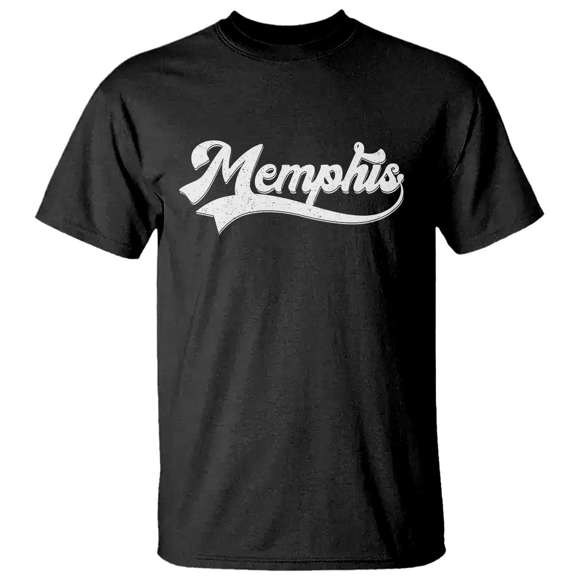 Retro Memphis Script Graphic Tennessee City Pride T Shirt