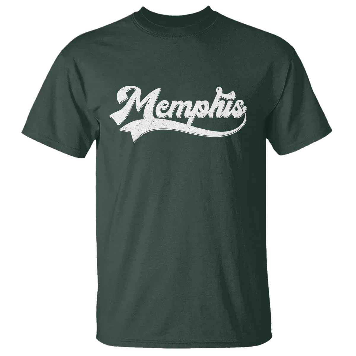Retro Memphis Script Graphic Tennessee City Pride T Shirt