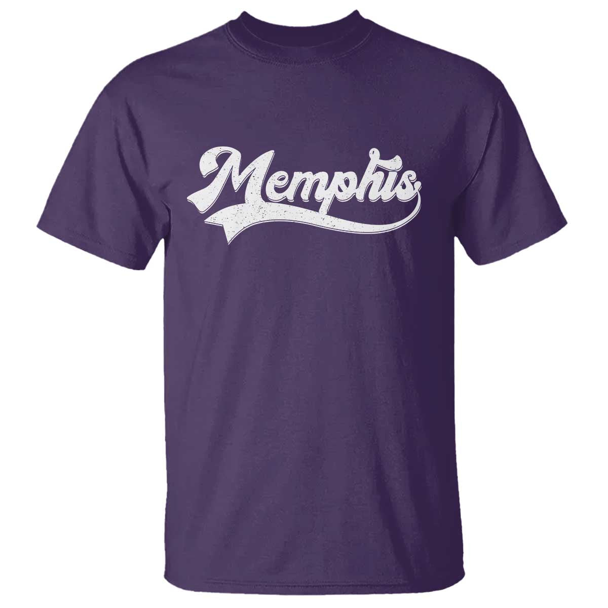 Retro Memphis Script Graphic Tennessee City Pride T Shirt