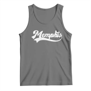 Retro Memphis Script Graphic Tennessee City Pride Tank Top