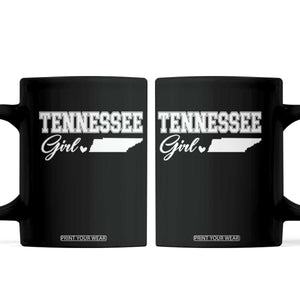 Tennessee Girl Coffee Mug TN State Pride Heart Graphic Souvenir Gift