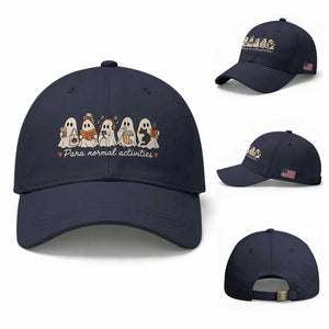 Para Normal Activities Cute Ghost Fall Season Halloween Baseball Cap
