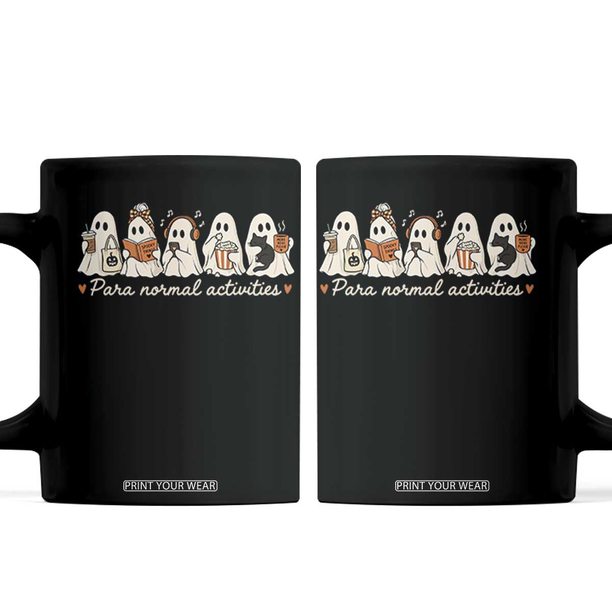 Para Normal Activities Cute Ghost Fall Season Halloween Coffee Mug