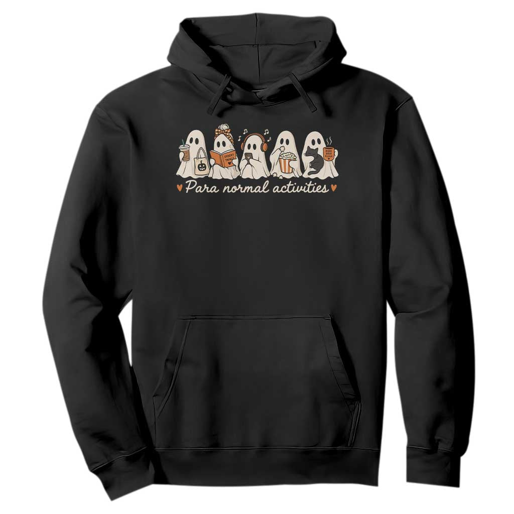 Para Normal Activities Cute Ghost Fall Season Halloween Hoodie